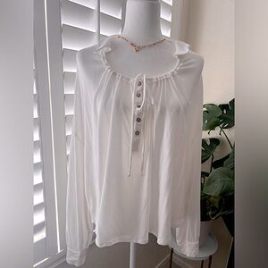 We The Free by Free People White Blouse